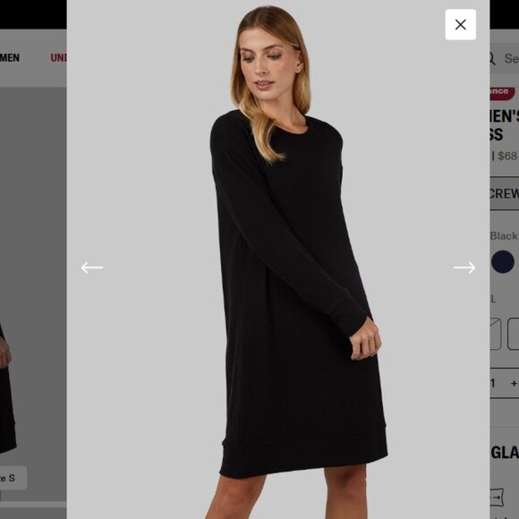 NEW! 32 Degrees Women's Crew Neck Sweater Dress - Picture 2 of 4